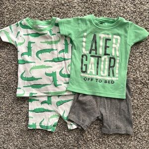 18 Month shorts pajama set 🐊